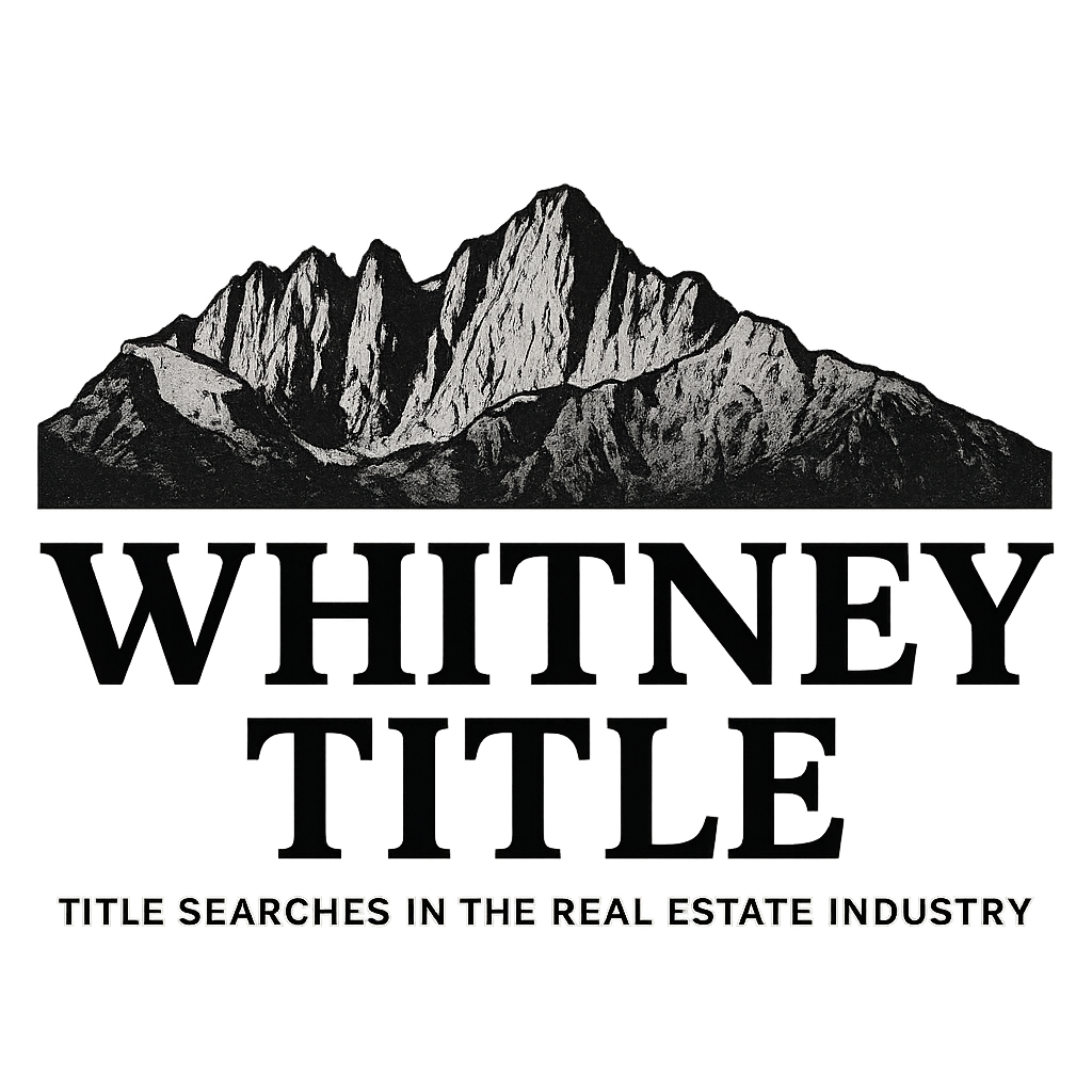 Whitney Title logo